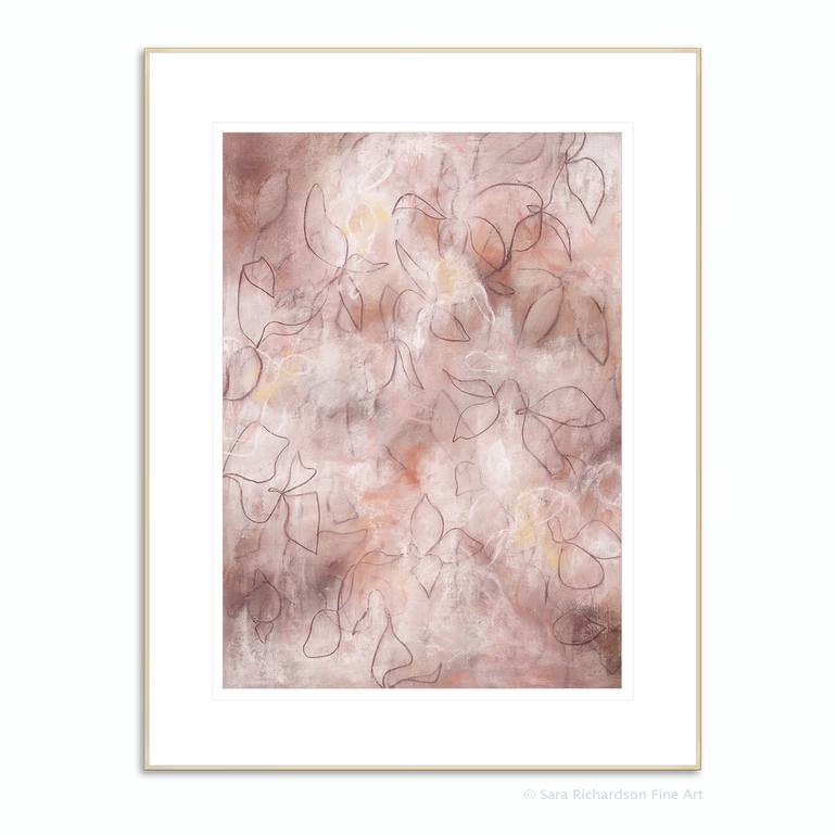 Original Abstract Expressionism Abstract Drawing by Sara Richardson