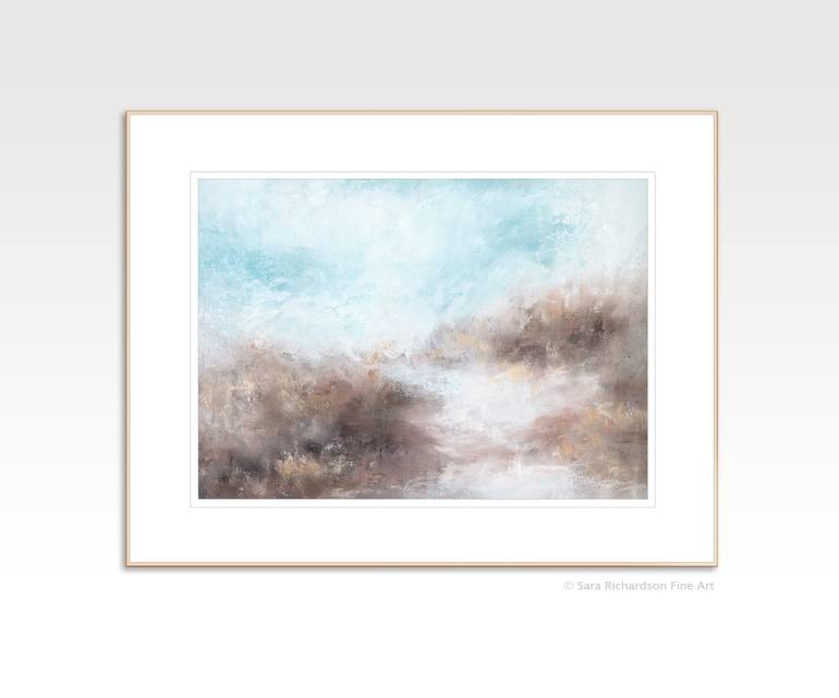 Original Abstract Landscape Drawing by Sara Richardson