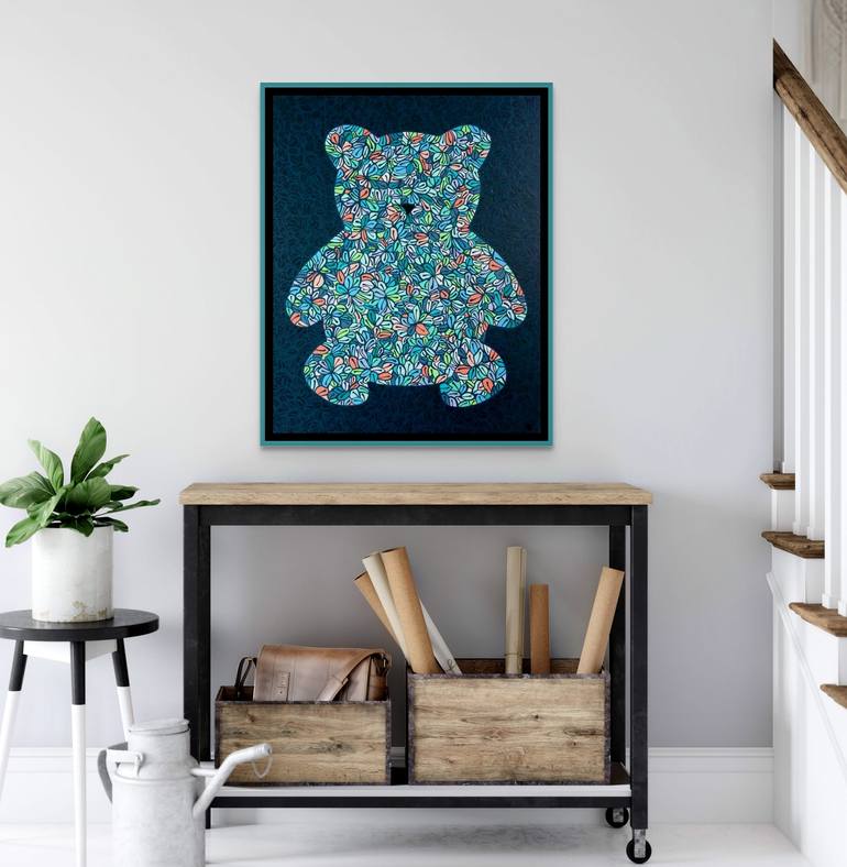 Original Abstract Animal Painting by Sara Richardson