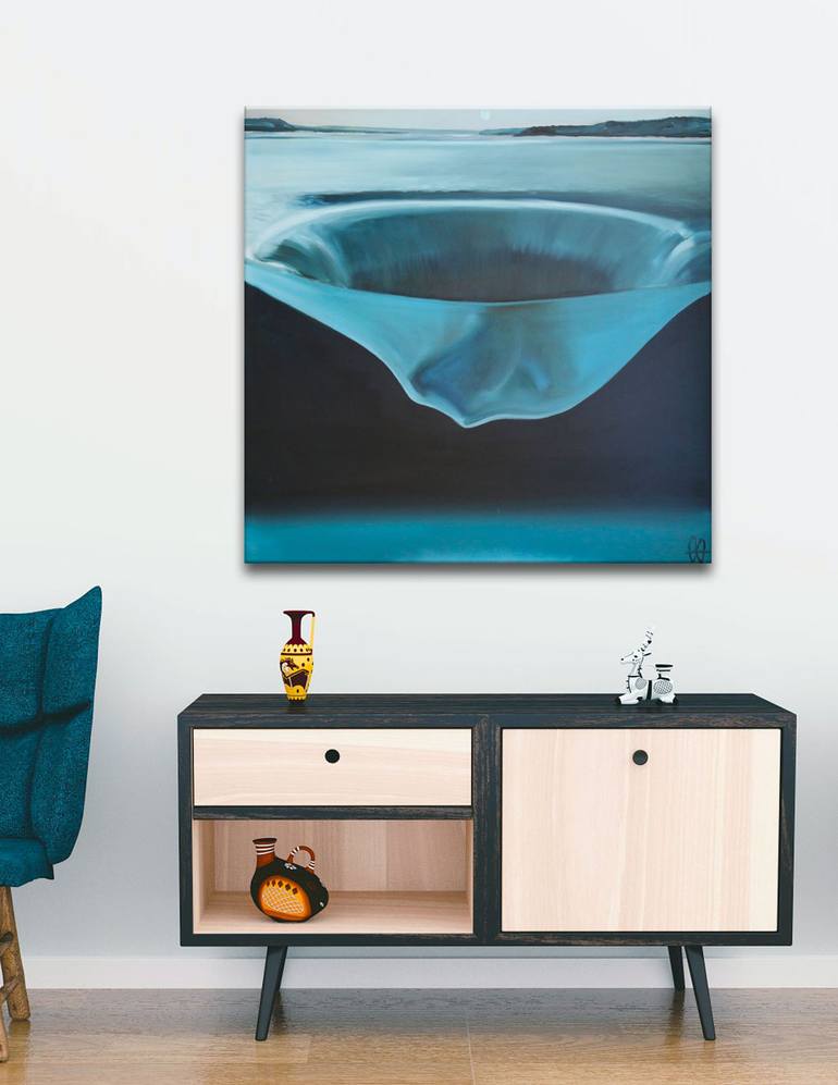 Original Surrealism Nature Painting by Marcin Wilk