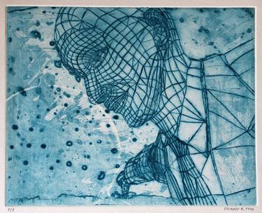 Print of Abstract Science/Technology Printmaking by Eduardo Bessa