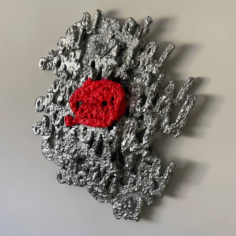 Original Abstract Love Sculpture by Eduardo Bessa
