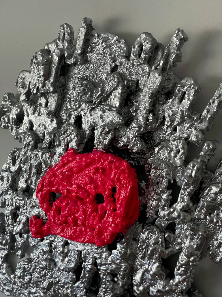 Original Abstract Love Sculpture by Eduardo Bessa