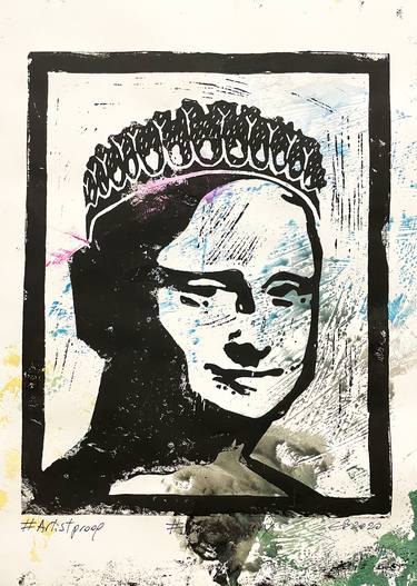 Original Pop Art Pop Culture/Celebrity Printmaking by Eduardo Bessa