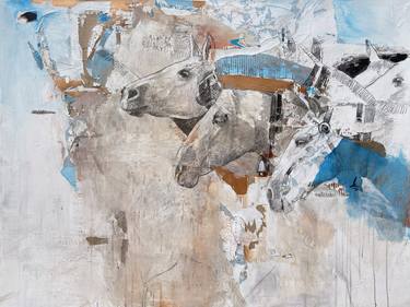Saatchi Art Artist Victoria Dael; Paintings, “Andalusian horses” #art