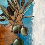 Andalusian Blue and Olives by Victoria Dael