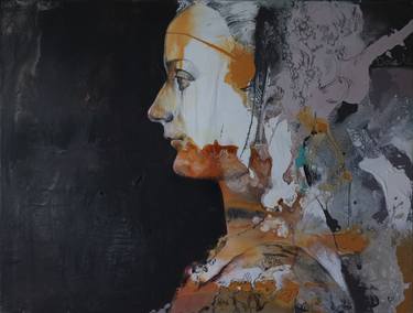 Original Abstract Expressionism Women Paintings by Victoria Dael