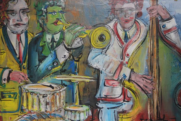 Music Group Painting by João Ramos 