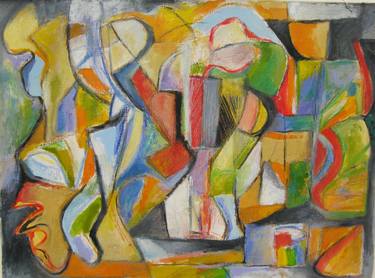 Original Cubism Abstract Paintings by David Udoff