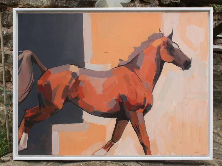 Original Horse Painting by Heather Irvine