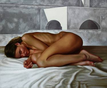 Original Figurative Nude Paintings by renato ferrari