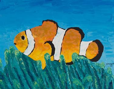 Original Impressionism Fish Paintings by Nick Ferszt