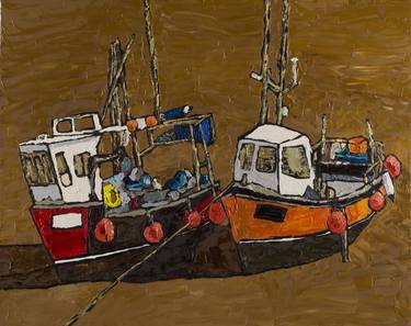 Original Boat Paintings by Nick Ferszt