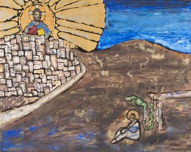 Original Expressionism Religion Paintings by Nick Ferszt