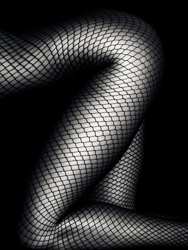 fishnet leg