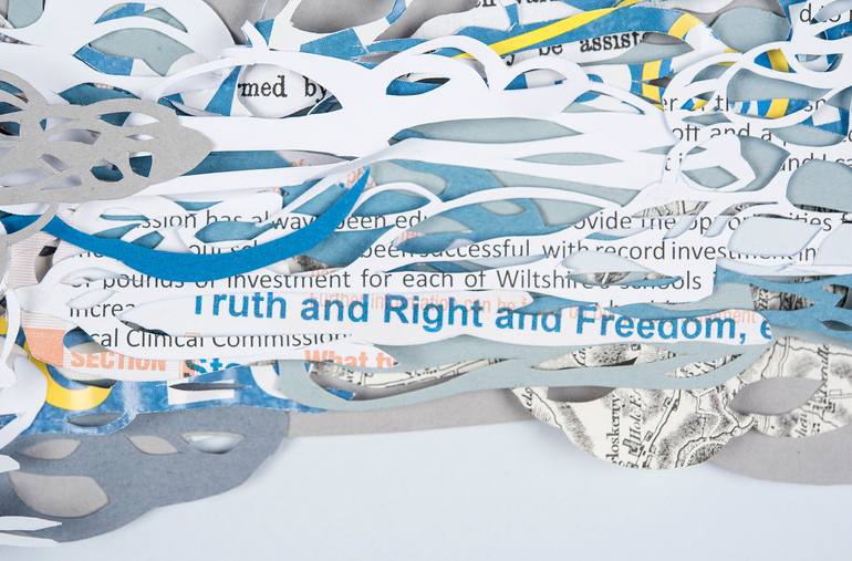 Original Other Landscape Collage by Anya Beaumont