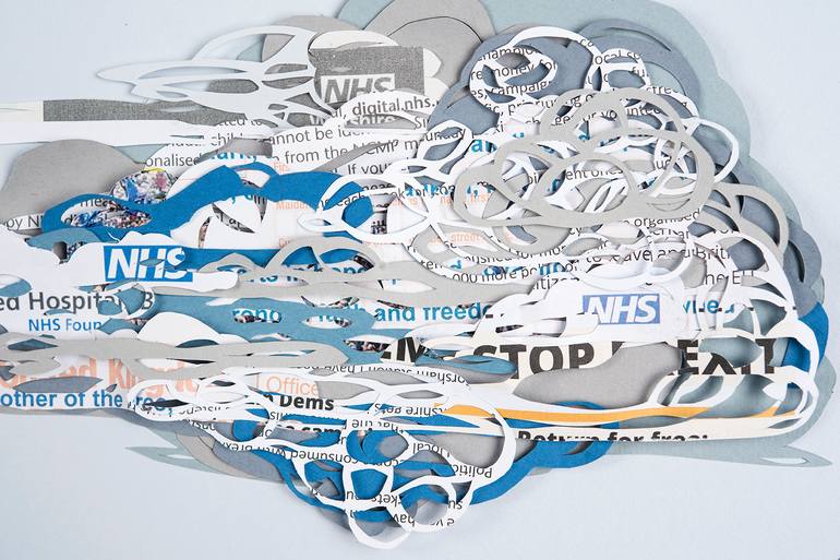 Original Other Landscape Collage by Anya Beaumont