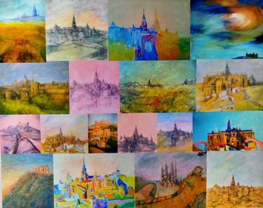 Print of Expressionism Cities Paintings by Gamarro Juanjo