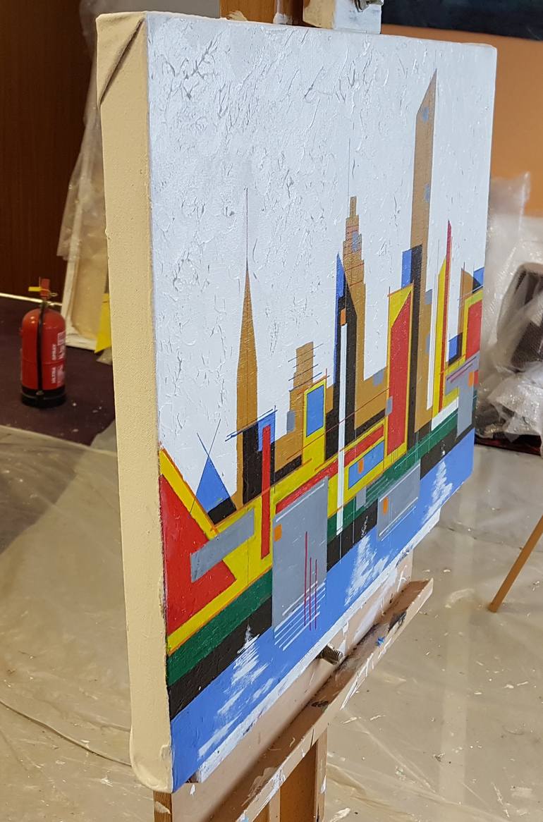 Original Abstract Painting by Michael Rickett