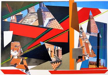 Print of Pop Art Cities Collage by Michael Rickett