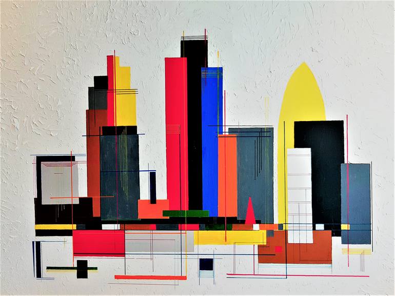 Original Abstract Painting by Michael Rickett