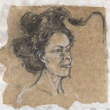 Original Portraiture Portrait Drawings by Careen Joplin Langstieh