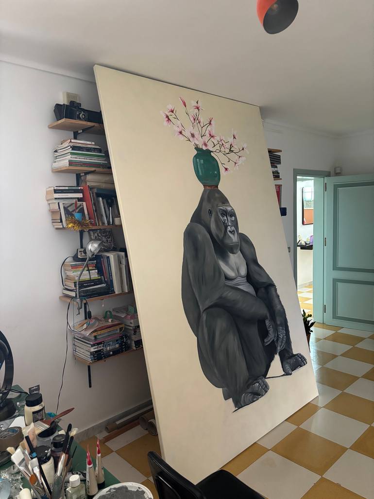 Original Conceptual Animal Painting by Antonio Labruna