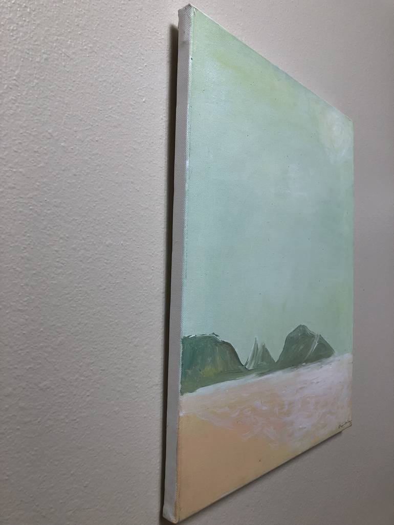 Original Abstract Landscape Painting by Elizabeth S Larose