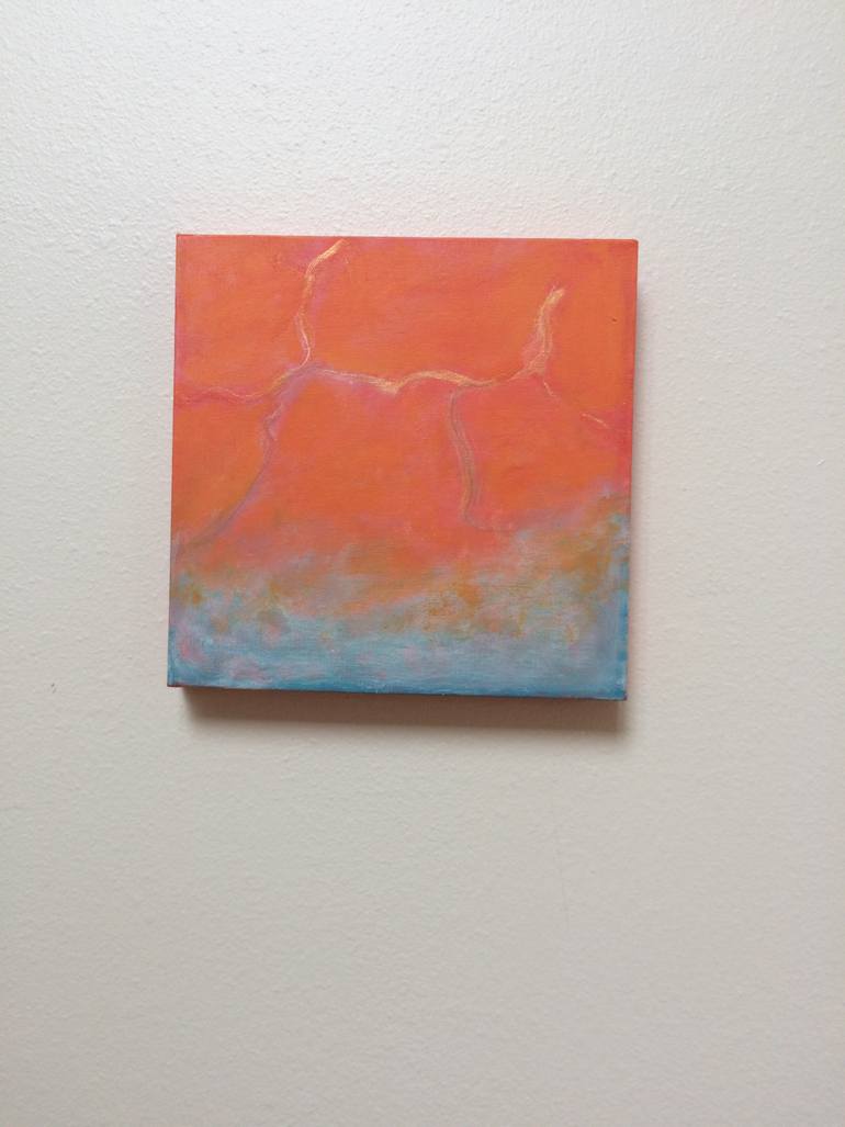 Original Abstract Expressionism Abstract Painting by Elizabeth S Larose