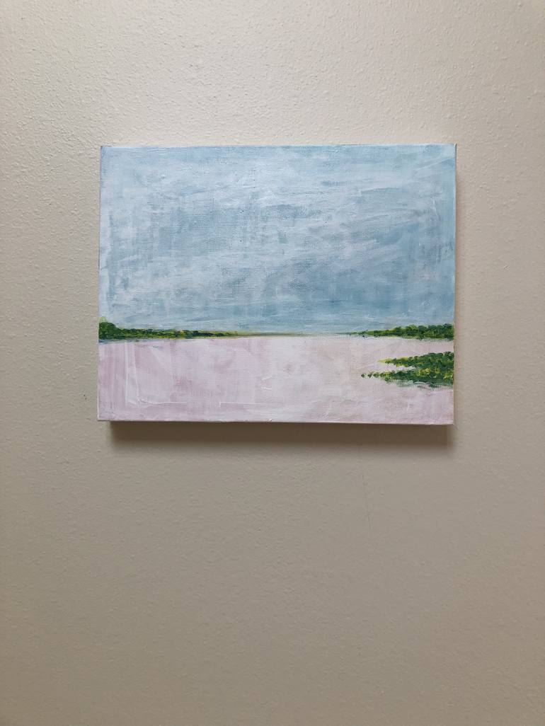 Original Abstract Landscape Painting by Elizabeth S Larose