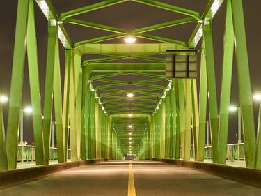 GREEN BRIDGE IN TOKYO, JAPAN, 17,7" x 23,6" - Limited Edition of 5 thumb