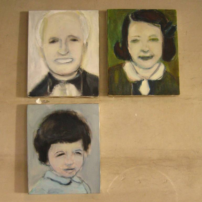 Original Minimalism People Painting by Kenichi Murakami