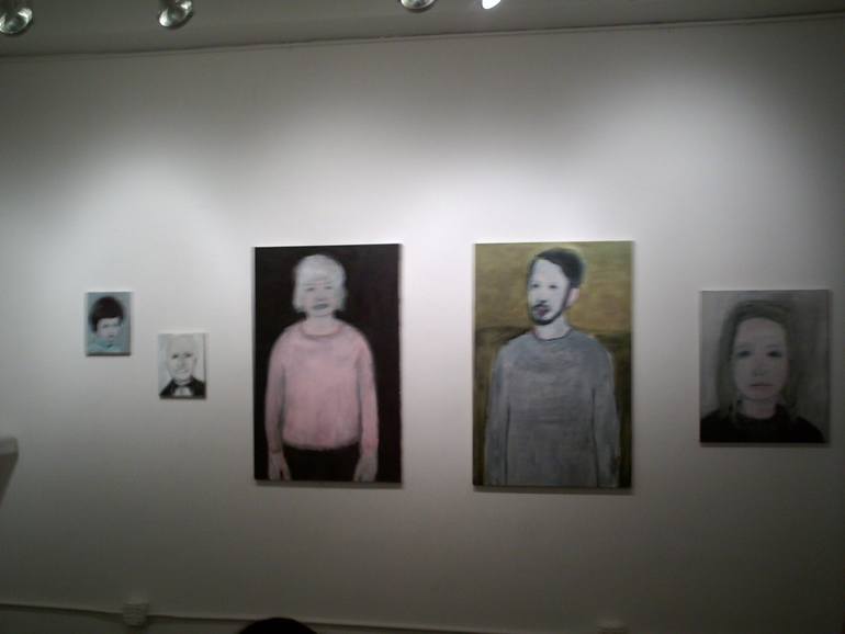 Original Minimalism People Painting by Kenichi Murakami