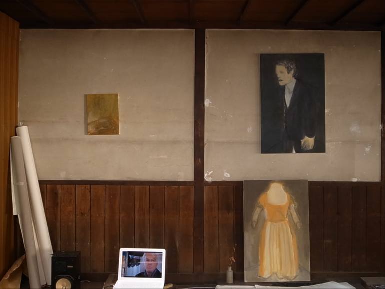 Original Art Deco Fashion Painting by Kenichi Murakami