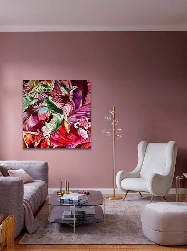 Original Floral Painting by Natalia Lugovskaya