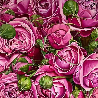 Print of Fine Art Floral Paintings by Natalia Lugovskaya
