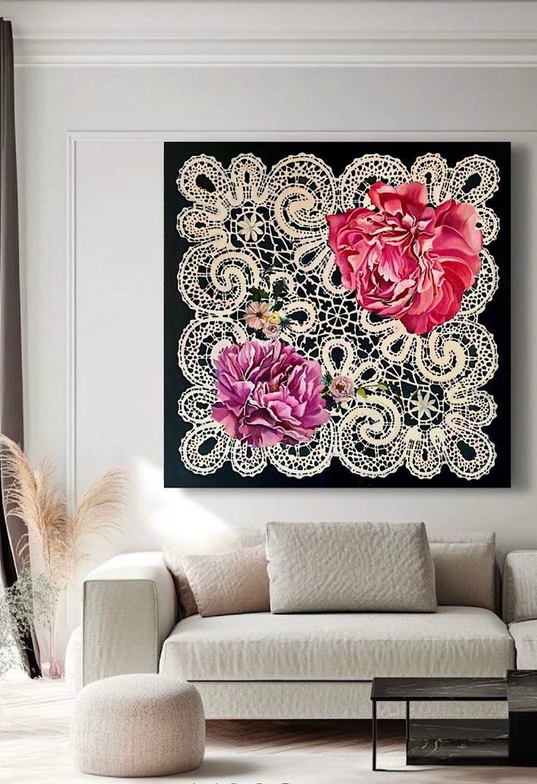 Original Contemporary Floral Painting by Natalia Lugovska