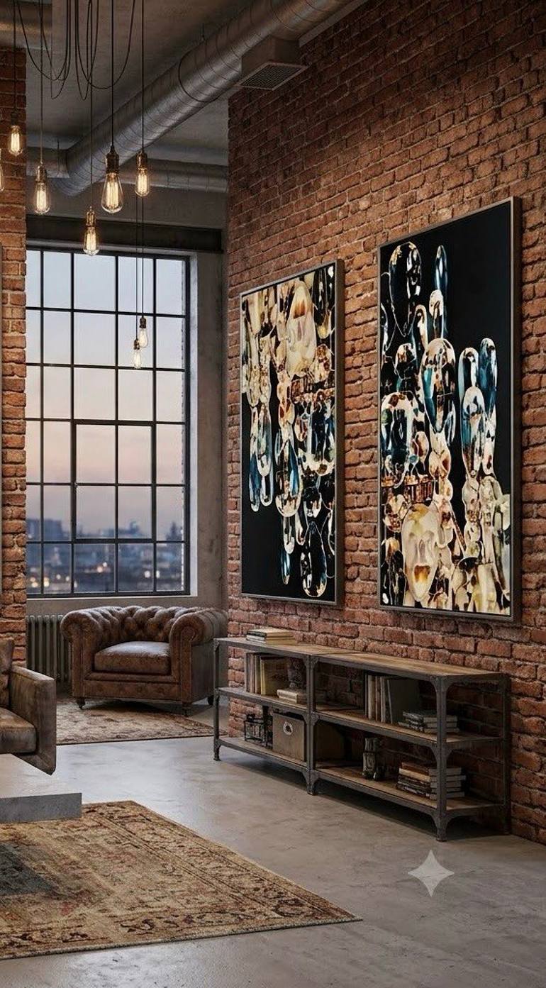 Original Figurative Light Painting by Natalia Lugovska