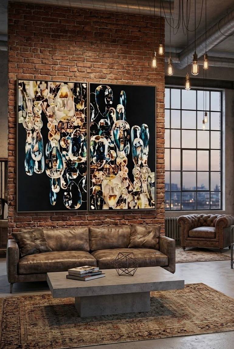 Original Figurative Light Painting by Natalia Lugovska