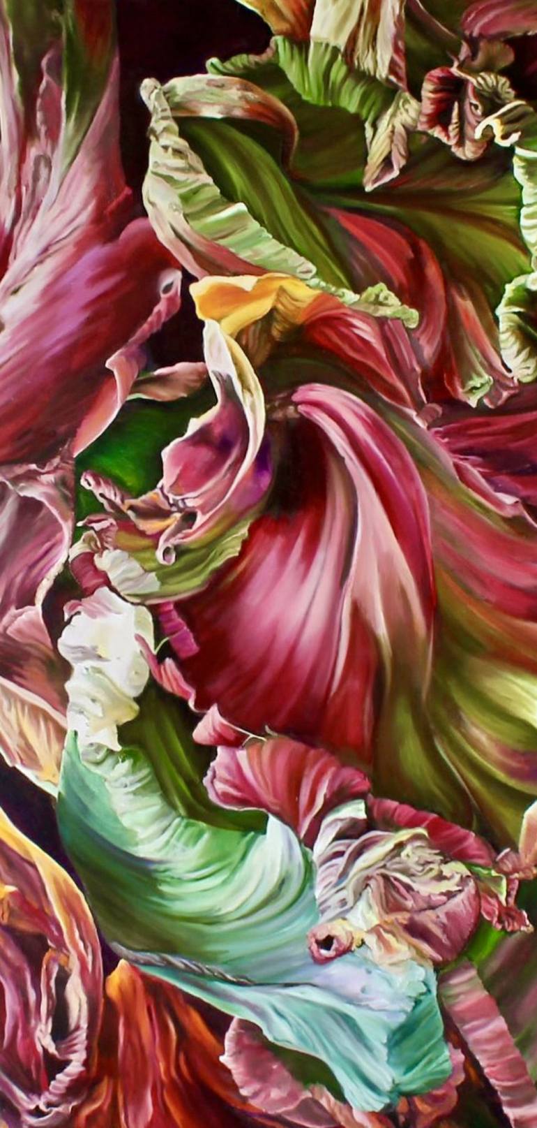 Original Floral Painting by Natalia Lugovskaya