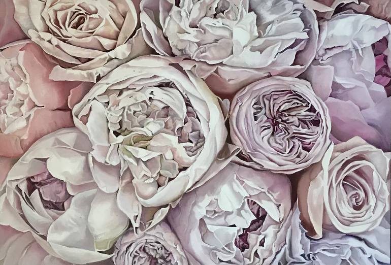 Original Floral Painting by Natalia Lugovskaya