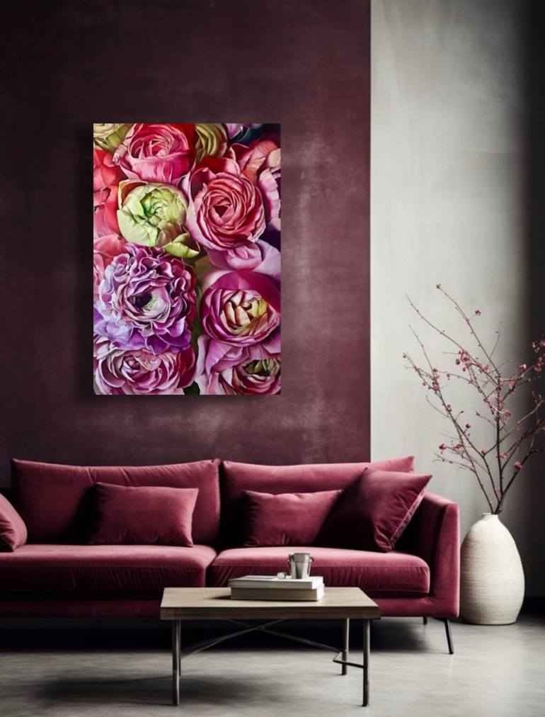 Original Contemporary Floral Painting by Natalia Lugovska