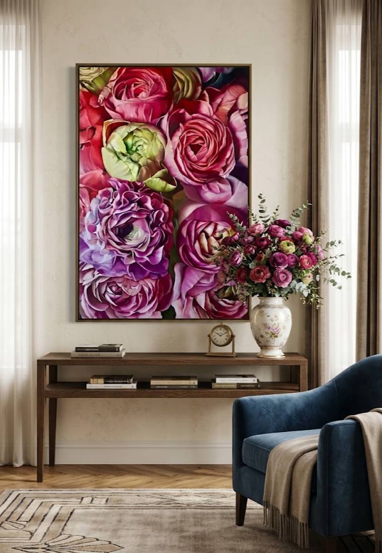 Original Contemporary Floral Painting by Natalia Lugovska