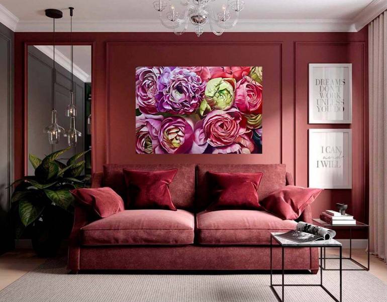 Original Contemporary Floral Painting by Natalia Lugovska