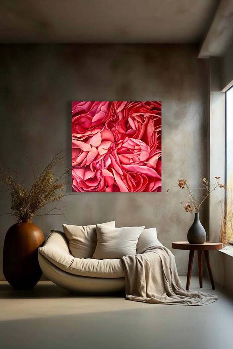 Original Photorealism Floral Painting by Natalia Lugovska