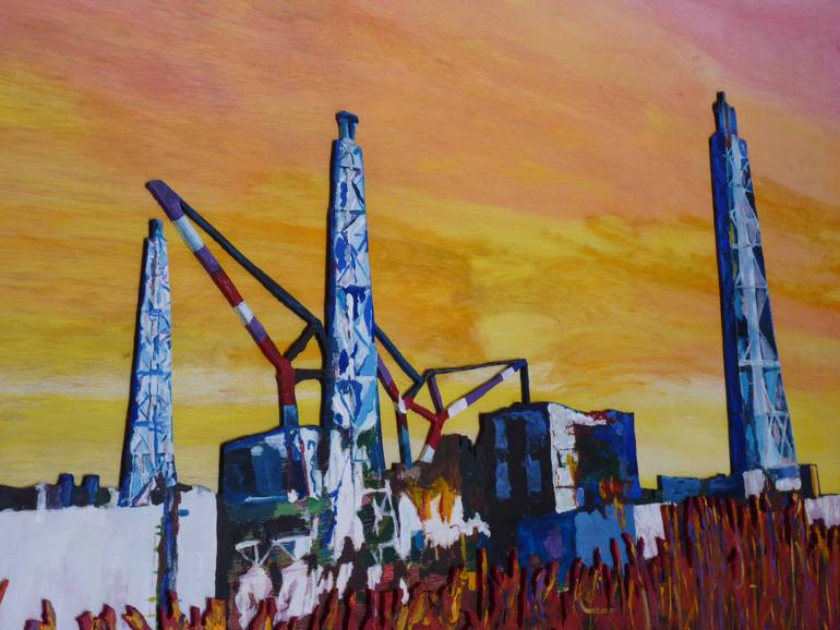 Original Abstract Expressionism Politics Painting by Jonathan Kelly