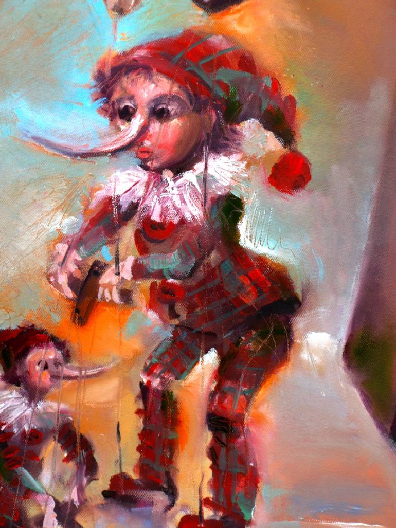 Original Expressionism Politics Painting by Valentina Mihaylova