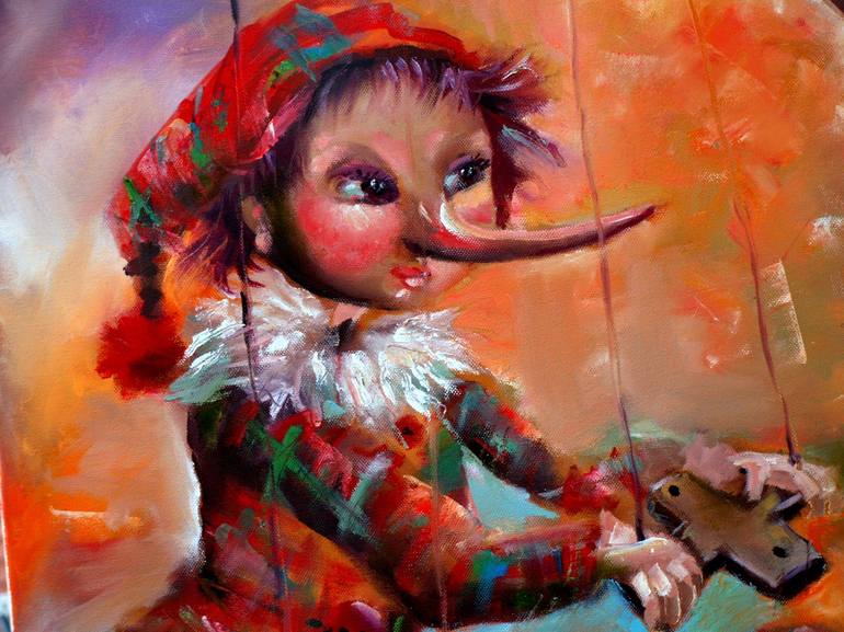 Original Expressionism Politics Painting by Valentina Mihaylova