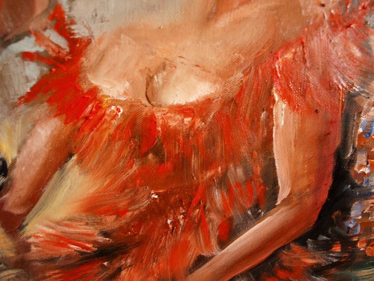 Original Abstract Expressionism People Painting by Valentina Mihaylova