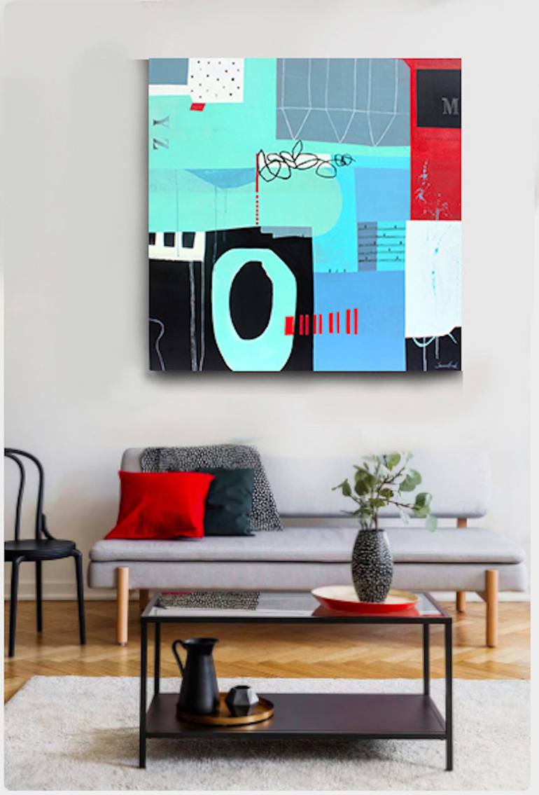 Original Abstract Painting by Susan Fink